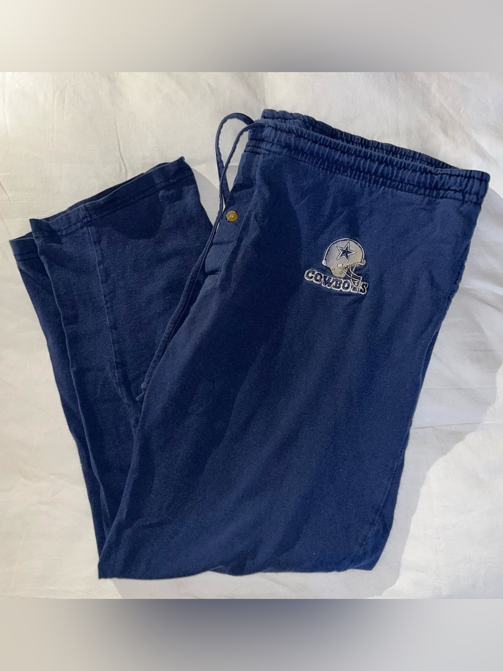NFL Dallas Cowboys embroidered pajama sleep pants medium